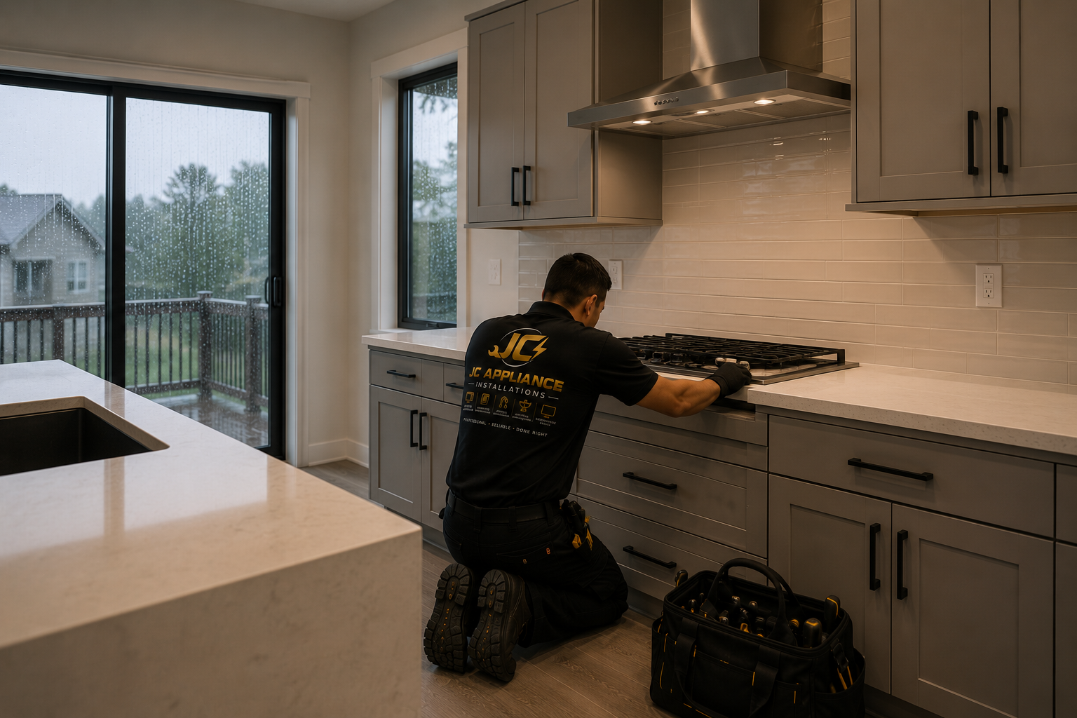 Cooktop installation by JC Appliance Installations