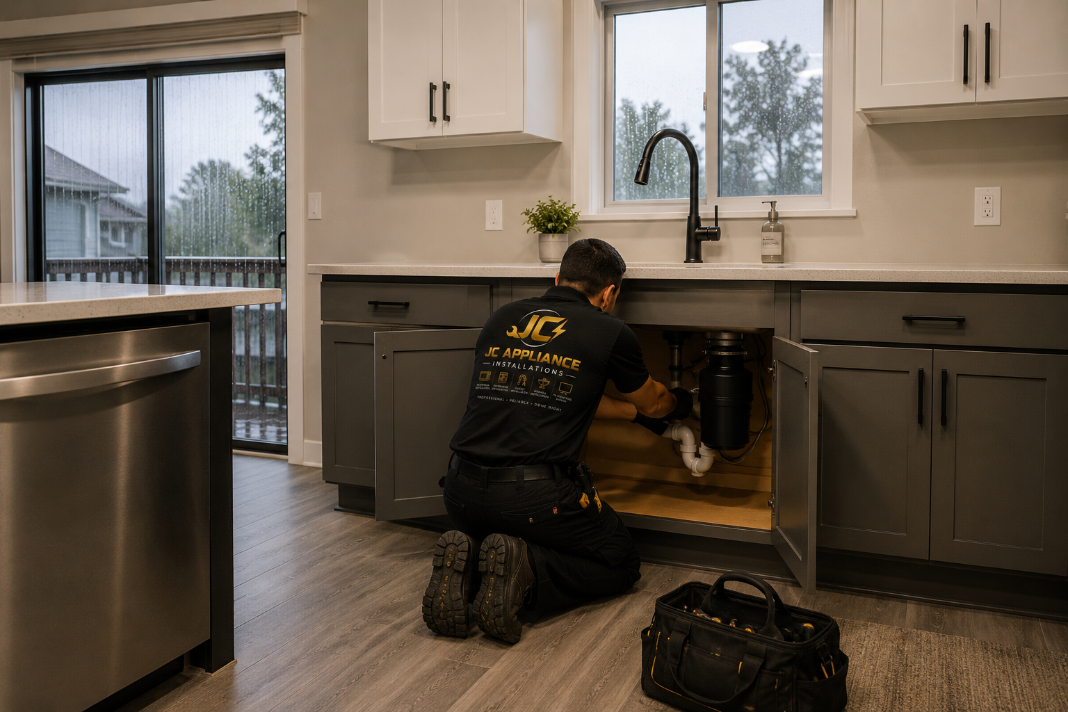 Garbage Disposal installation by JC Appliance Installations