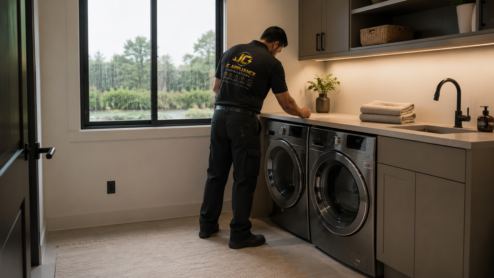 Washer / Dryer installation by JC Appliance Installations